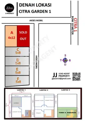 Dijual kavling nempel Citra Garden 1 Kalideres Jakarta Barat