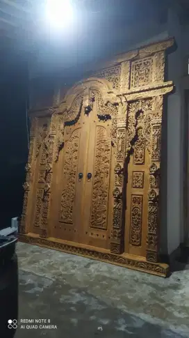 Lbr 250 tinggi 265 lebar pintu 110 ukir pintu standart