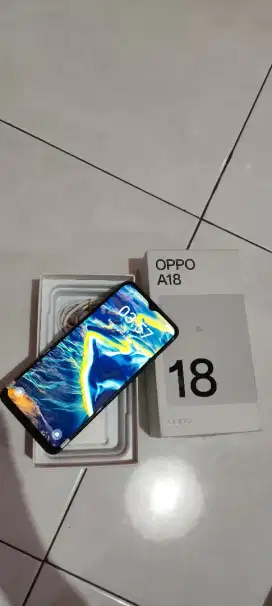 Oppo a18 4/128 garansi resmi