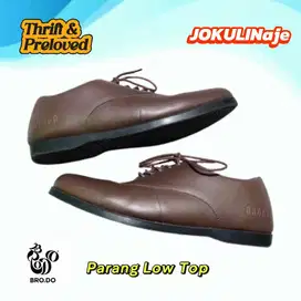 Sepatu Kulit Asli Brodo Parang Low Top