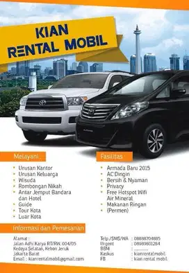 Rental Mobil Cilangkap Murah Sewa G Lepas Kunci Innova Fortuner Zenix