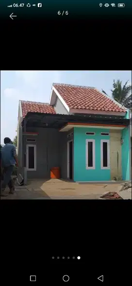 Rumah type 40/57 meter  siap huni masuk mobil di sawangan depok