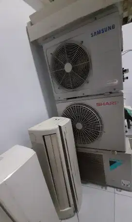 Terima ac bekas rusak mati