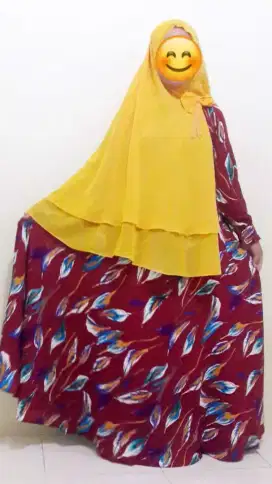 Gamis dan jilbab