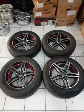 Velg mobil astro r 16x7 et 38 pcd 4x100/114 + bsn dunlop 205/65 16