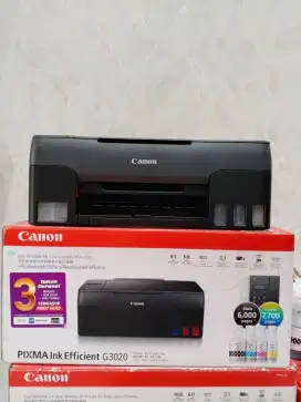 Printer Canon PIXMA G3020 (print, scan, copy, WIFI) Garansi Resmi!