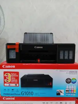 Printer Canon Pixma ink efficient G1010 Print Only 100% RESMI CANON