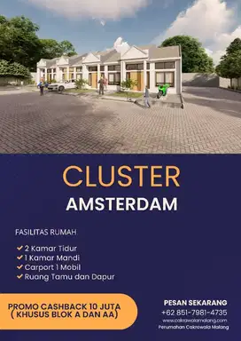 Cluster Elegan Rumah, Siap Huni dan Cicilan Ringan