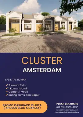 Cluster Elegan Rumah Impian Anda, Siap Huni dan Cicilan Ringan