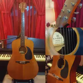 Gitar Akustik Vintage Langka Kaebu Batavia Made in Indonesia Tercinta