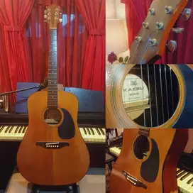 Gitar Akustik Vintage Langka Kaebu Batavia Made in Indonesia Tercinta