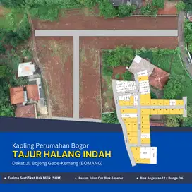 100 Jt-an Kavling Siap AJB Area Tajur Halang, Terima SHM Pecah