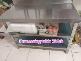 Processing table