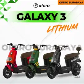 E-BIKE SEPEDA LISTRIK OFERO GALAXY 3 LITH II POWER 500 W SPEED 40 KM