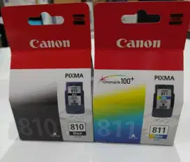 Terima tinta printer Canon baru 810,81 baru laku