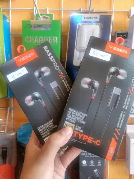 Headset type c bass pro clear audio