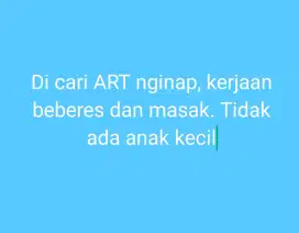 ART yang serius mau kerja