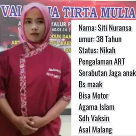 Pembantu dan sitter baby