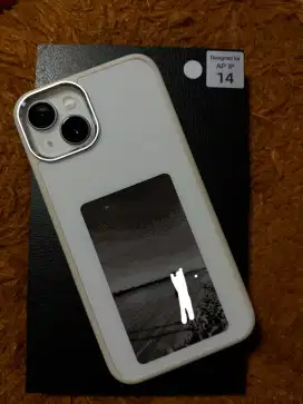 Casing HP iphone 13/14 NFC white ori gratis casing magsafe