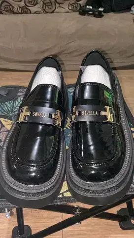 SOVELLA Madyson Sepatu Wanita Docmart Loafers Korean Kekinian