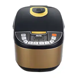 241109B Mito R5+ Black-Gold Digital Rice Cooker 2L Penanak Nasi Memasa