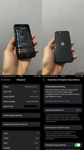 IPHONE SE 2020/256GB EX IBOX