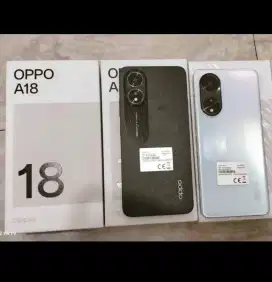 OPPO A18 4/128 ORIGINAL GARANSI RESMI SEHAT NOKEN BUKAN BEKAS SERVIS