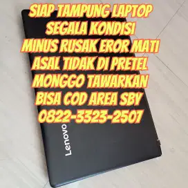 Laptop lenovo second minus siap tampung