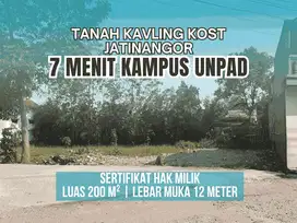 Tanah Kavling Kost SHM Jatinangor Dekat ITB UNPAD