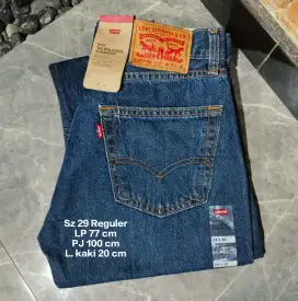 LEVIS JEANS 555 SIZE 29 ORIGINAL NEW