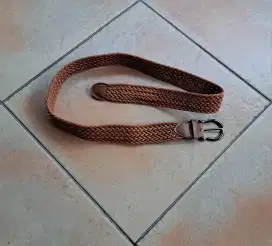 Sabuk anyam coklat