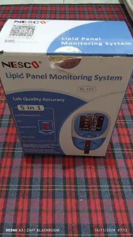 Lipid panel 5 in 1 monitoring system