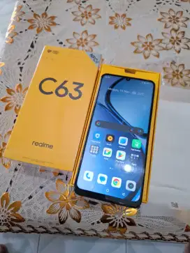 Realme C63 8/128 Fullset original mulus seperti baru