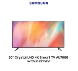 DIJUAL Cepat Smart TV Samsung 4K (AU7000) 50