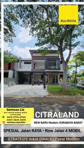 Rumah RAYA Eastwood Citraland area Woodland, Waterfront Dekat UC,Gwalk