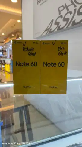 Realme note 60 6/128gb tahan banting