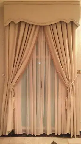 Jual gordyn gorden murah vertikal roll blind jasa wallpaper dinding vi
