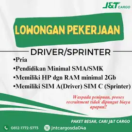Lowongan Admin dan Driver JNT Cargo