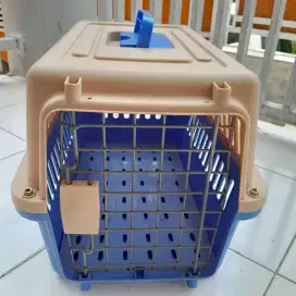 Jual pet carrier / kandang kucing ukuran sedang