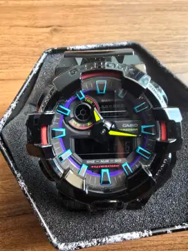 Jam Tangan Casio G-Shock GA-700RGB-1ADR Virtual Rainbow ORI