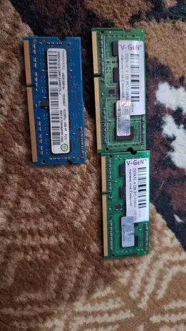 RAM V-Gen DDR3L 4GB Dan DDR4 4GB