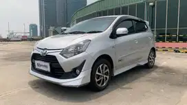 TDP 12Jt Toyota Agya 1.2 G TRD Sportivo Bensin-MT 2018 Silver /