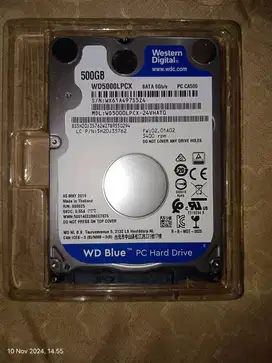 HDD hard disk/hard drive 500GB