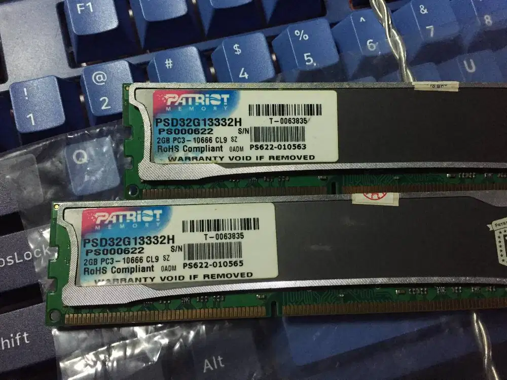 RAM 4GB PC Patriot Signature Line 2x2 GB DDR3 1333mhz Dual Channel