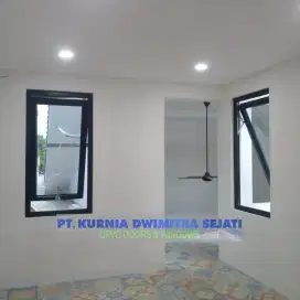 Kusen upvc pintu dan jendela bergaransi