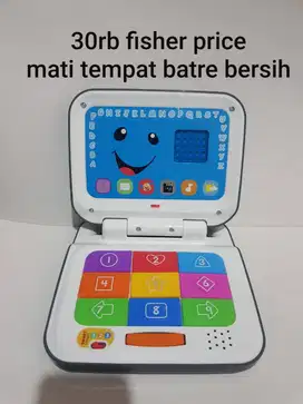 Mainan Anak Branded fFsher Price Vtech Barbie dengan kondisi minus