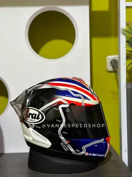 HELM ARAI RX7 RR5 HASLAM TRACK