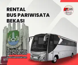 Sewa bis pariwisata murah rental medium big bus hiace luxury elf murah