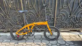 DIJUAL SEPEDA LIPAT 20 NORIS 2.0 TRANSFORMER WARNA ORANGE