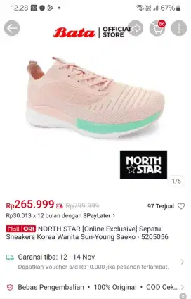 Sepatu sport wanita